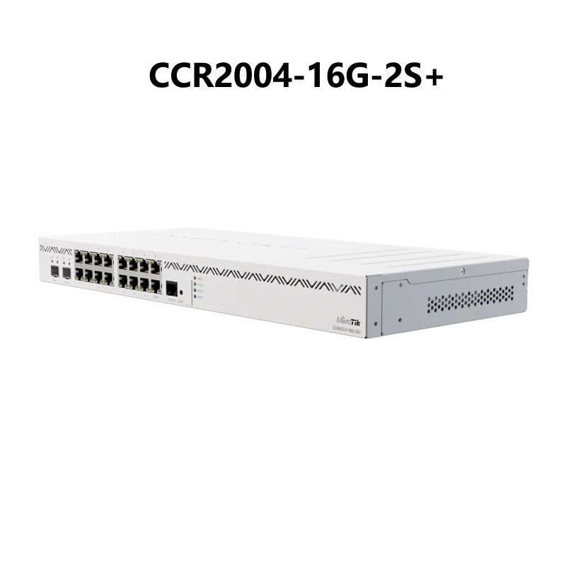 Mikrotik CCR2004-16G-2S + CCR2004-16G-2S + PC, CCR2004 ø , 16 x ⰡƮ ̴ Ʈ, 2x10G SFP + 